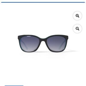 Authentic Calvin Klein 55-17-135 Black & Teal Sunglasses Sunnies 19503S